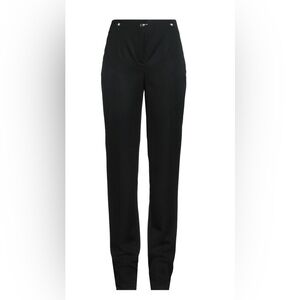 Mugler Black High-Rise Straight-Leg Trousers